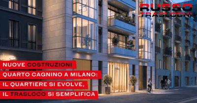 Nuove costruzioni Quarto Cagnino a Milano: il trasloco come parte del cambiamento